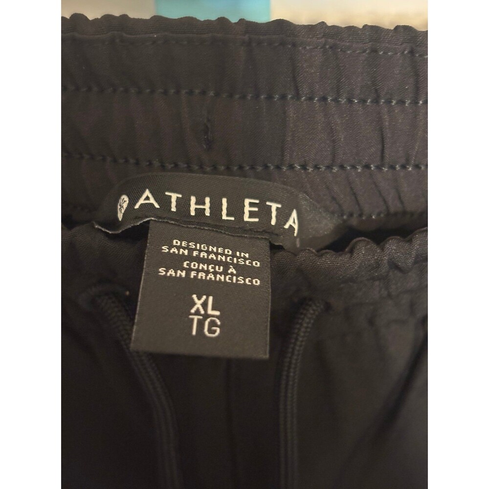 Athleta Promenade High Rise Cargo Pant Black XL NWT - Picture 7 of 7